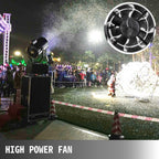 VEVOR Snowflake Machine 2000W Snow Effect Machine 23ft Spraying Range Fake Snow Making Machine Snow Machine Snow Maker Snow Blowing Machine Stage Snow Machines Air Box Packaging For Parties