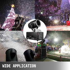 VEVOR Snowflake Machine 2000W Snow Effect Machine 23ft Spraying Range Fake Snow Making Machine Snow Machine Snow Maker Snow Blowing Machine Stage Snow Machines Air Box Packaging For Parties