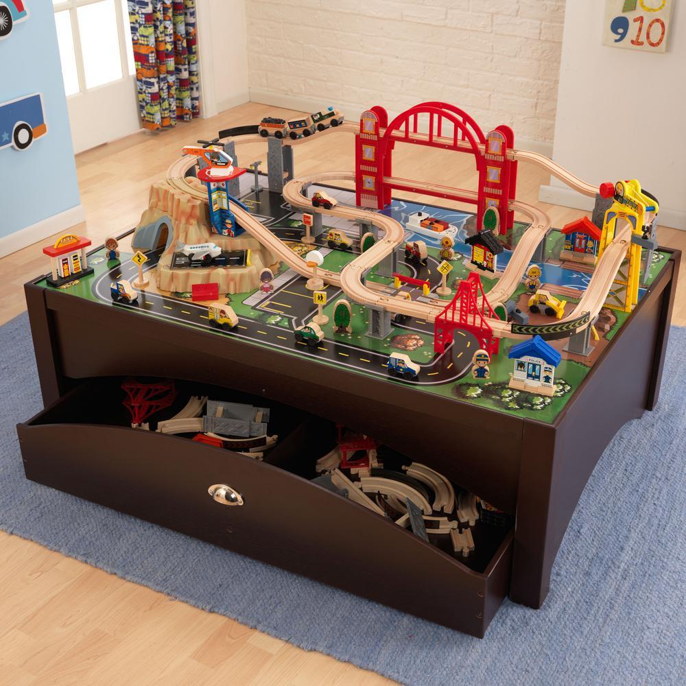 Metropolis Train Table and Train Playset