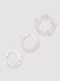 BASICS Triple Cock Ring Set (3 Count), Clear | Clear