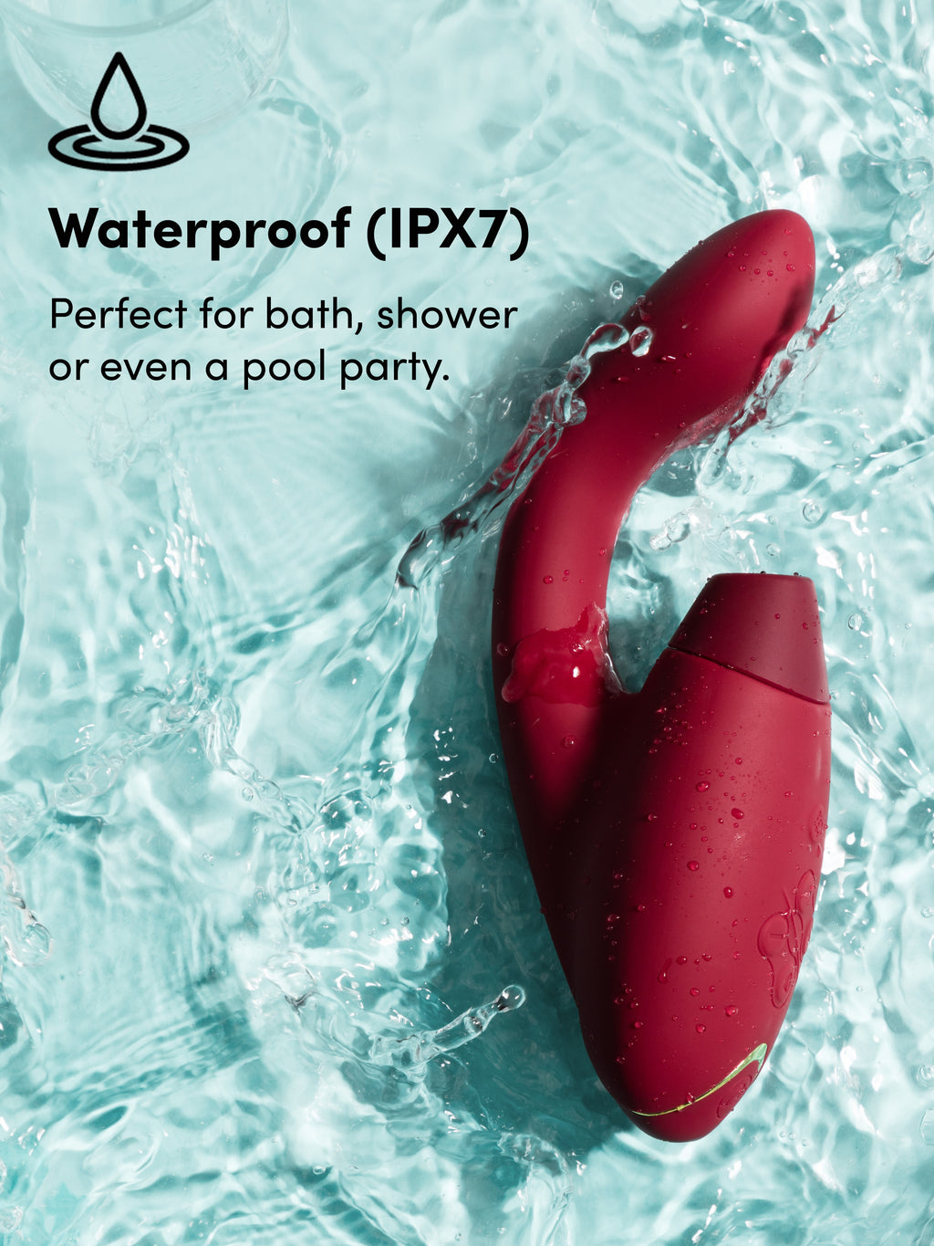 Womanizer Red Duo Rechargeable G-Spot and Clitoral Stimulator, Red | Red