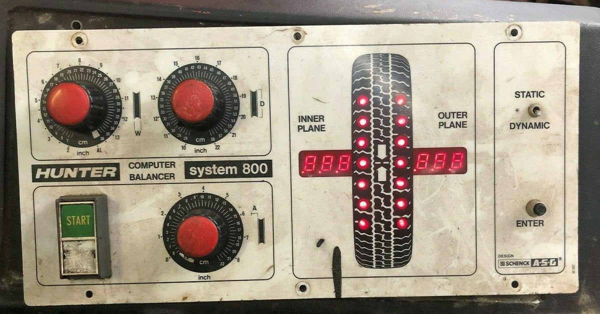 Hunter System 800 Wheel r complete Display Circuit Control Board P155