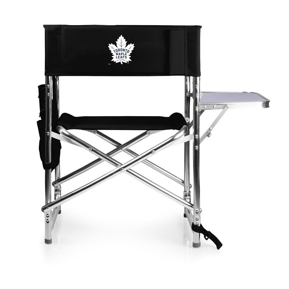 Toronto Maple Leafs Black Sports Chair