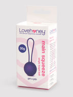 Lovehoney Main Squeeze Single Kegel Ball 1.1oz, Purple