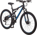 Schwinn S29 Mens Mountain Bike, 29-Inch Wheels, 18-Inch/Medium Aluminum Frame, Dual-Suspension, Mechanical Disc Brakes, Multiple Colors