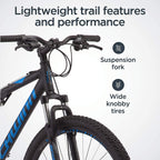 Schwinn S29 Mens Mountain Bike, 29-Inch Wheels, 18-Inch/Medium Aluminum Frame, Dual-Suspension, Mechanical Disc Brakes, Multiple Colors