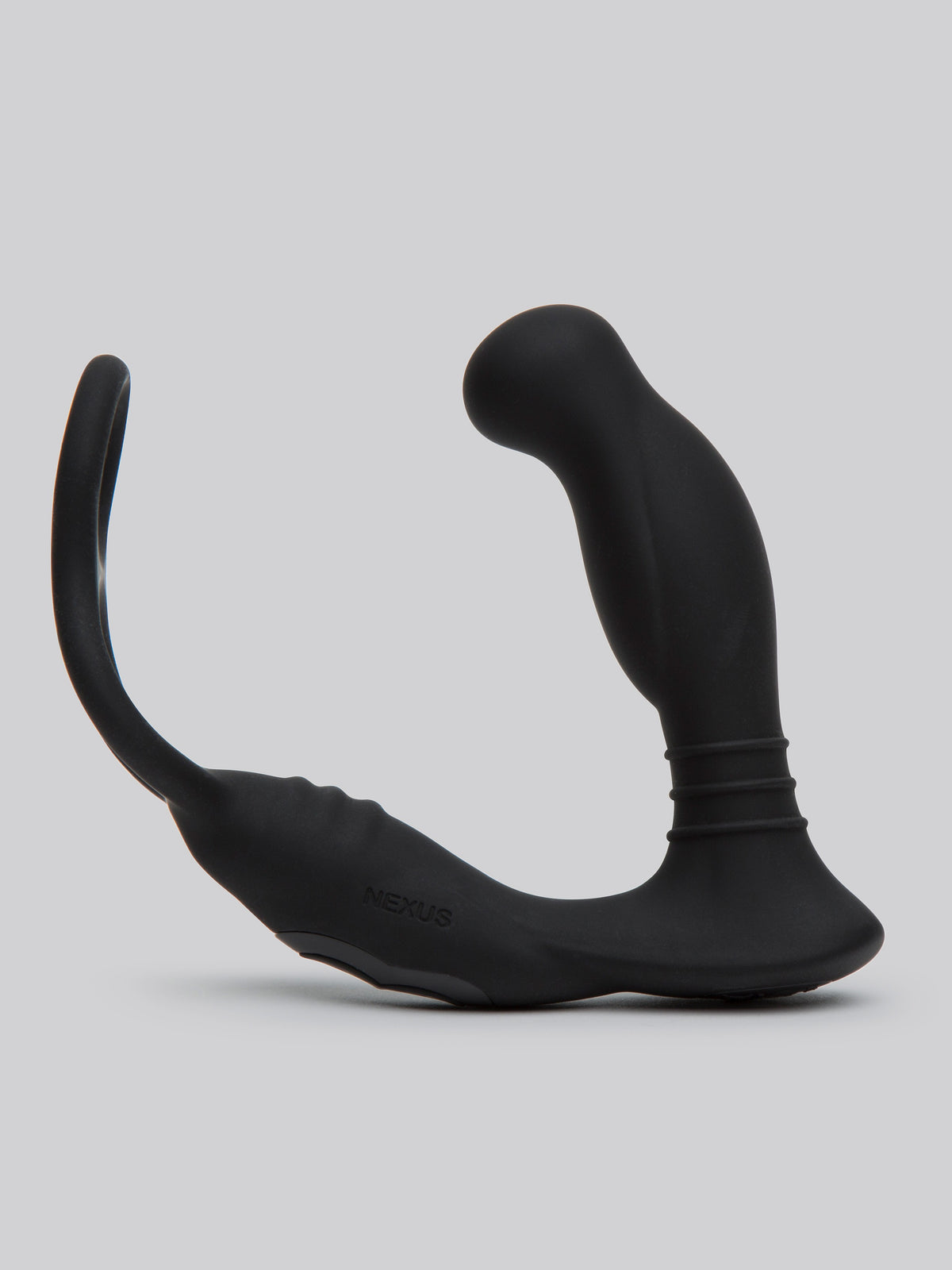 Nexus Simul8 Dual Motor Prostate Massager with Double Cock Ring, Black