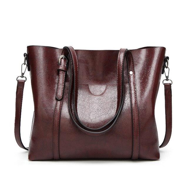 Bags & Wallets - Women Fashion Classic Leather Tote Handbag
