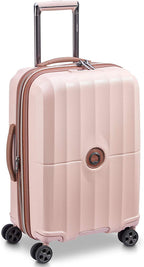 St. Tropez Hardside Expandable Luggage with Spinner Wheels, Pink, Carry-on 21 Inch
