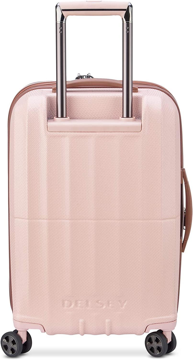 St. Tropez Hardside Expandable Luggage with Spinner Wheels, Pink, Carry-on 21 Inch