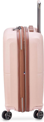 St. Tropez Hardside Expandable Luggage with Spinner Wheels, Pink, Carry-on 21 Inch