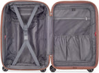 St. Tropez Hardside Expandable Luggage with Spinner Wheels, Pink, Carry-on 21 Inch