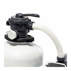 intex 3000 gph pool sand filter pump with automatic timer &amp; automatic skimmer