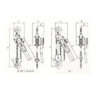 6 Ton 1.5 Mtr Ratcheting Lever Block Chain Hoist Puller Pulley E600 S2u
