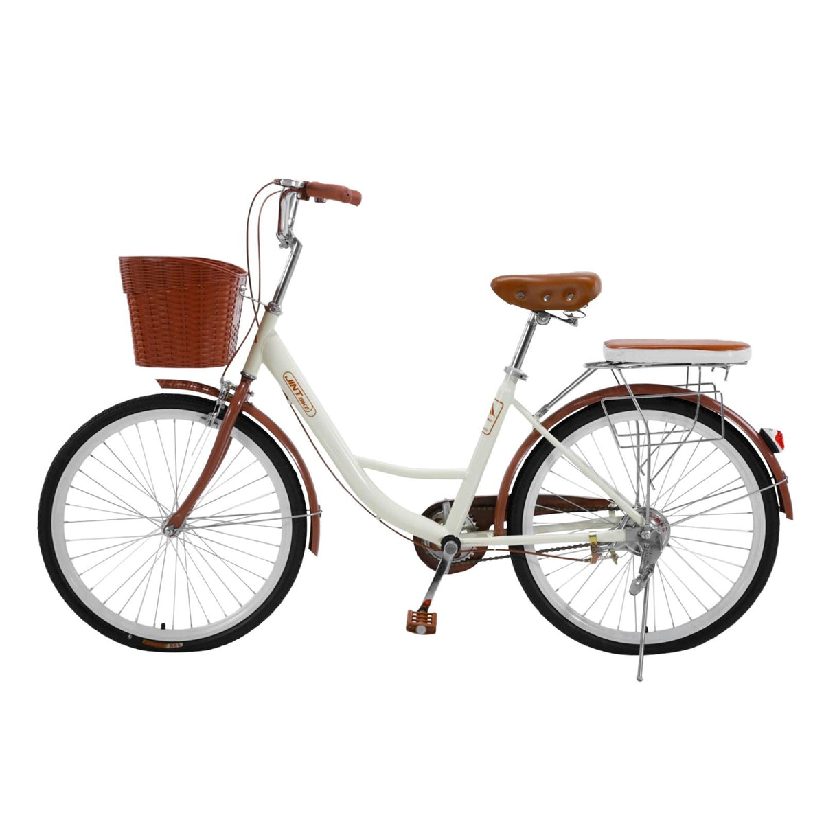 Roliyen 26 Inch Beach Cruiser Bicycles For Women Classic Retro Style, Women‘s Bike