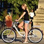 Local Delivery 26 Inch Beach Cruiser Bicycles For Women Classic Retro Style, Women‘s Bike