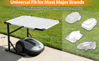 Universal Robot Mower Garage, Waterproof Outdoor Shelter with 2-Side Openable , All-Weather Protection for , Worx, Landroid,  Goat, Luba and More