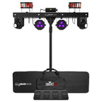 Chauvet DJ GigBar Move 5-in-1 Ultimate Effect Light System with Hurricane 700 Fog Machine Package