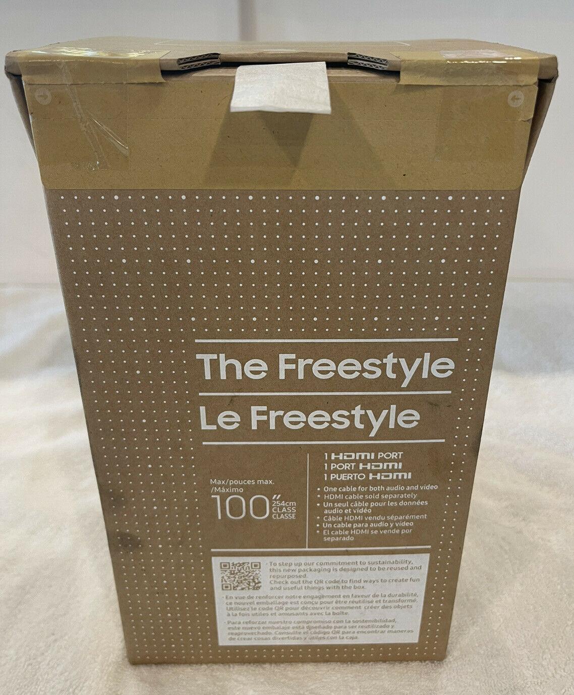 samsung the freestyle fhd hdr smart tv led projector - white brand new!