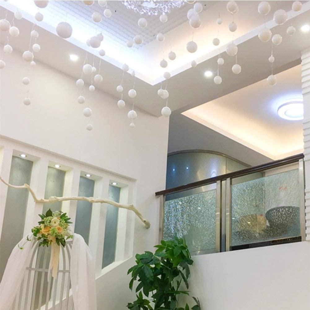 LINFEIKLJ Christmas Baubles Ornaments 6-50cm, White Plastic Shatterproof Christmas Balls Decoration, Christmas Tree Pendants Gifts (Winter Gift) LLLLL++++ (Size : 50cm)