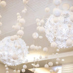 LINFEIKLJ Christmas Baubles Ornaments 6-50cm, White Plastic Shatterproof Christmas Balls Decoration, Christmas Tree Pendants Gifts (Winter Gift) LLLLL++++ (Size : 50cm)