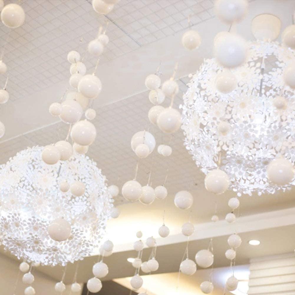 LINFEIKLJ Christmas Baubles Ornaments 6-50cm, White Plastic Shatterproof Christmas Balls Decoration, Christmas Tree Pendants Gifts (Winter Gift) LLLLL++++ (Size : 50cm)