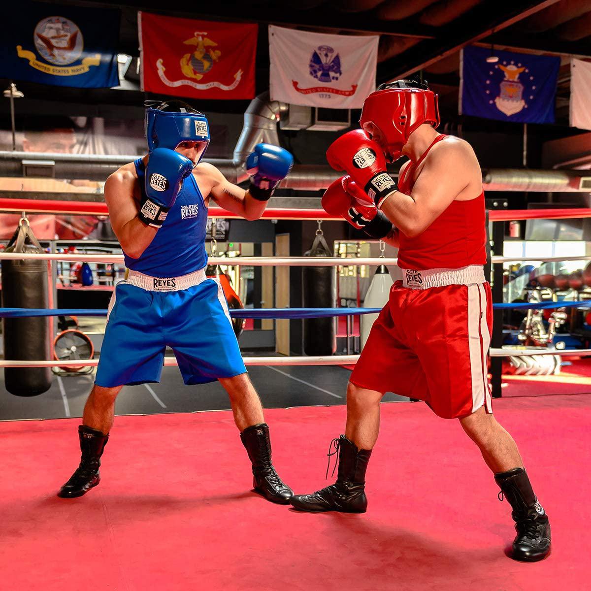 Cleto Reyes Amateur Hook and Loop Training Boxing Gloves - 10 oz. - Blue