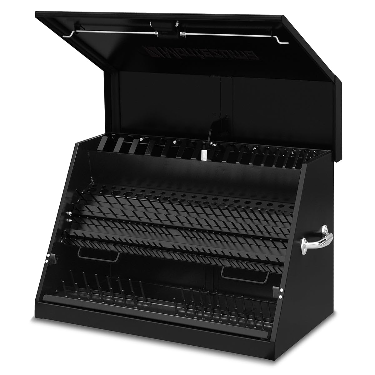 – LA400B – 30-Inch Portable  Toolbox – Multi-Tier  – 16-GauConstruction – SAE and Metric Tool Chest – Weather-Resistant Toolbox – Lock and Latching System