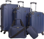 Sky+ Luggage Set, Navy Blue, 5 Piece