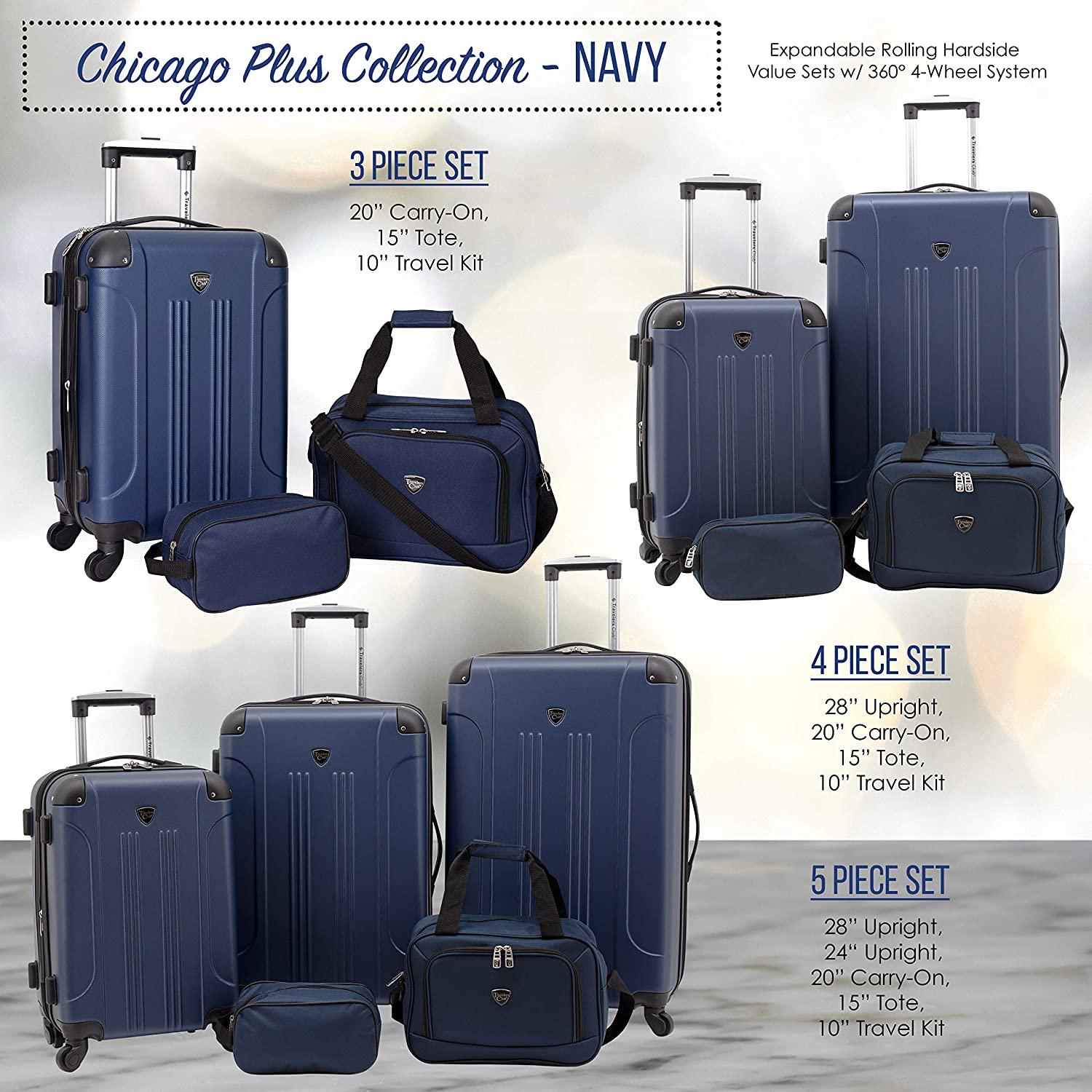 Sky+ Luggage Set, Navy Blue, 5 Piece