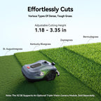 Neomow X2 SE 360° 3D LiDAR Robot Lawn Mower, Wire for 0.75 Acre, No RTK Antenna, 4G App Control, GPS Anti-Theft, 13Ah, IPX6, Support Upgrade AI Bionic Triple Vision Module for Auto-Mapping