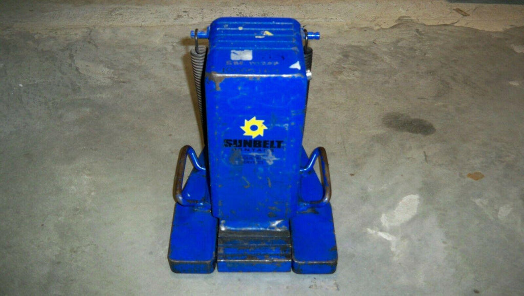 Westward 1AVP7 Hydraulic Toe Jack, 10 Ton