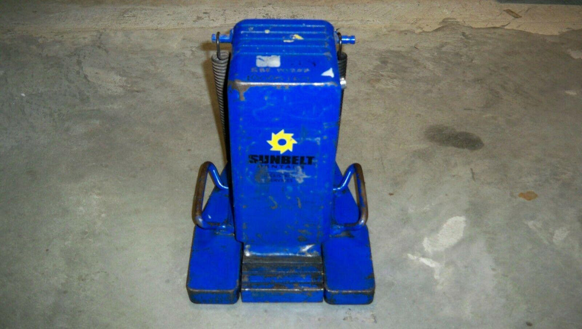 Westward 1AVP7 Hydraulic Toe Jack, 10 Ton