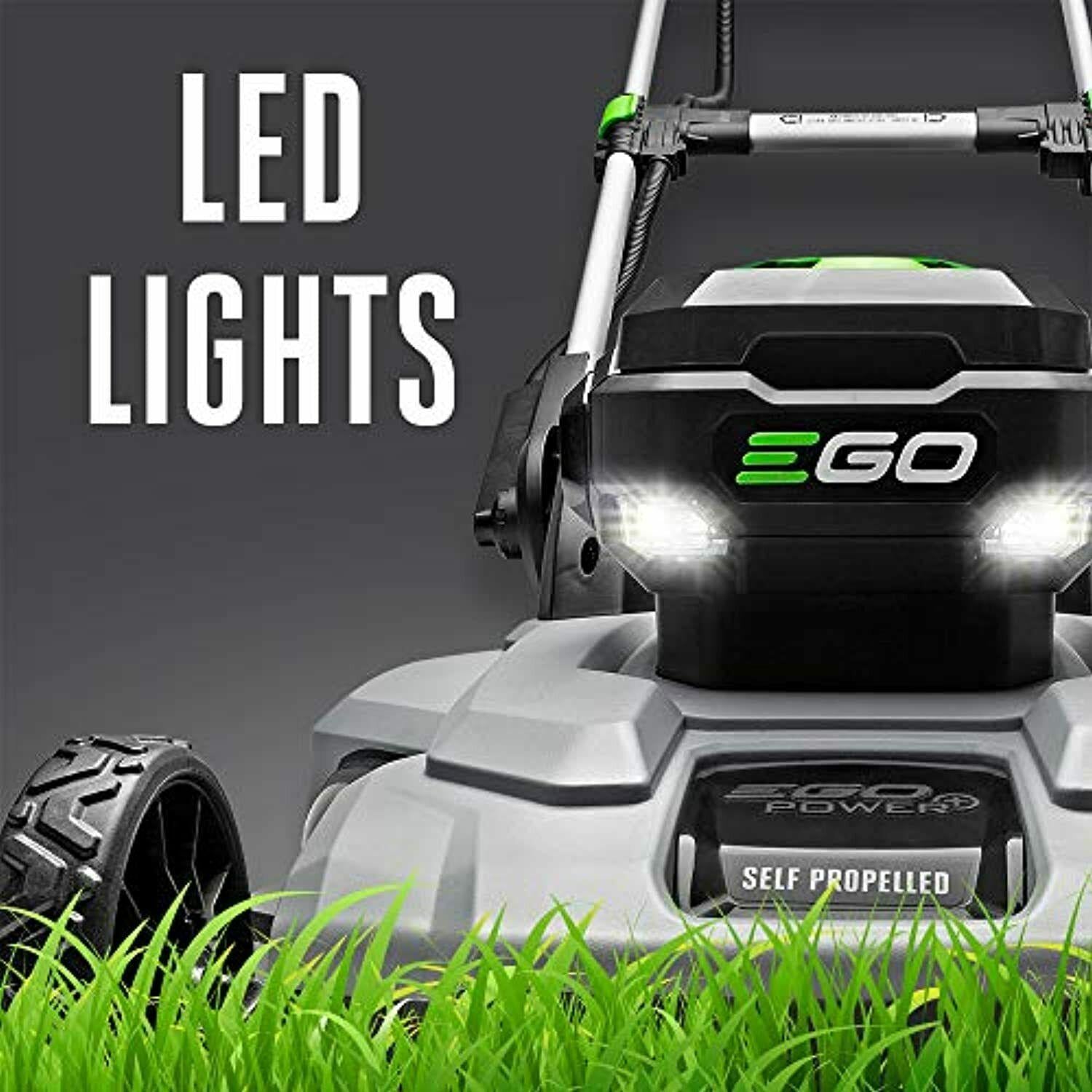 EGO LM2142SP 21" 56V Elec Dual-Port Propelled Mower + Two 5.0 Ah Batt & Charger