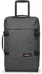 Tranverz - Suitcase with Wheels - Rolling Luggage for Travel with TSA Lock, 2 Wheels, 2 Compartments, and Compression Straps - S, Black Denim