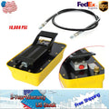10,000 PSI Air Hydraulic Foot Pedal Pump Auto Body Frame Machines Pneumatic 2.3L