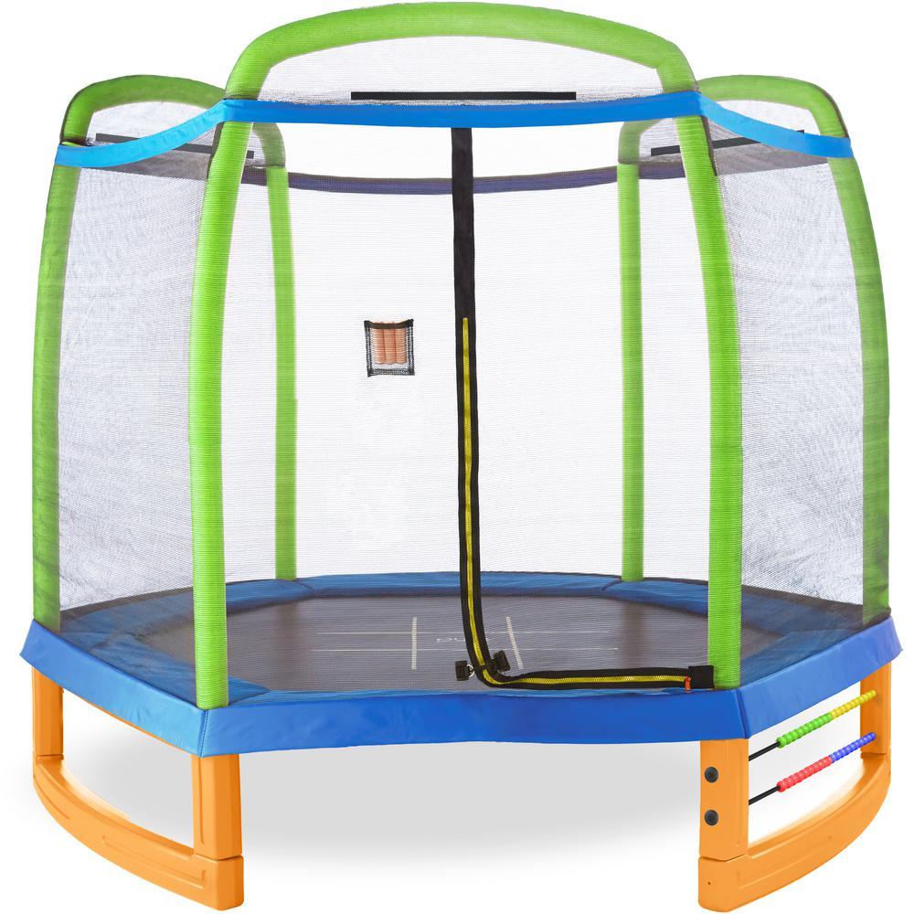 Jump and Play 7 ft. Trampoline Set