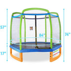 Jump and Play 7 ft. Trampoline Set