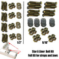Star-A-Liner Deluxe Anchoring Bolt Kit. Replacement Bolt kit.