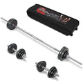 STOZM Dumbbell Set With Case, 110Lbs Versatile Pain Coated Set With Bar Options (Cqgh Dumbbell Set/Paint Coated 50Kg)