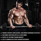 STOZM Dumbbell Set With Case, 110Lbs Versatile Pain Coated Set With Bar Options (Cqgh Dumbbell Set/Paint Coated 50Kg)