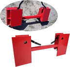 jmtaat universal skid steer style mount quick tach conversion adapter plate bobtach blank new