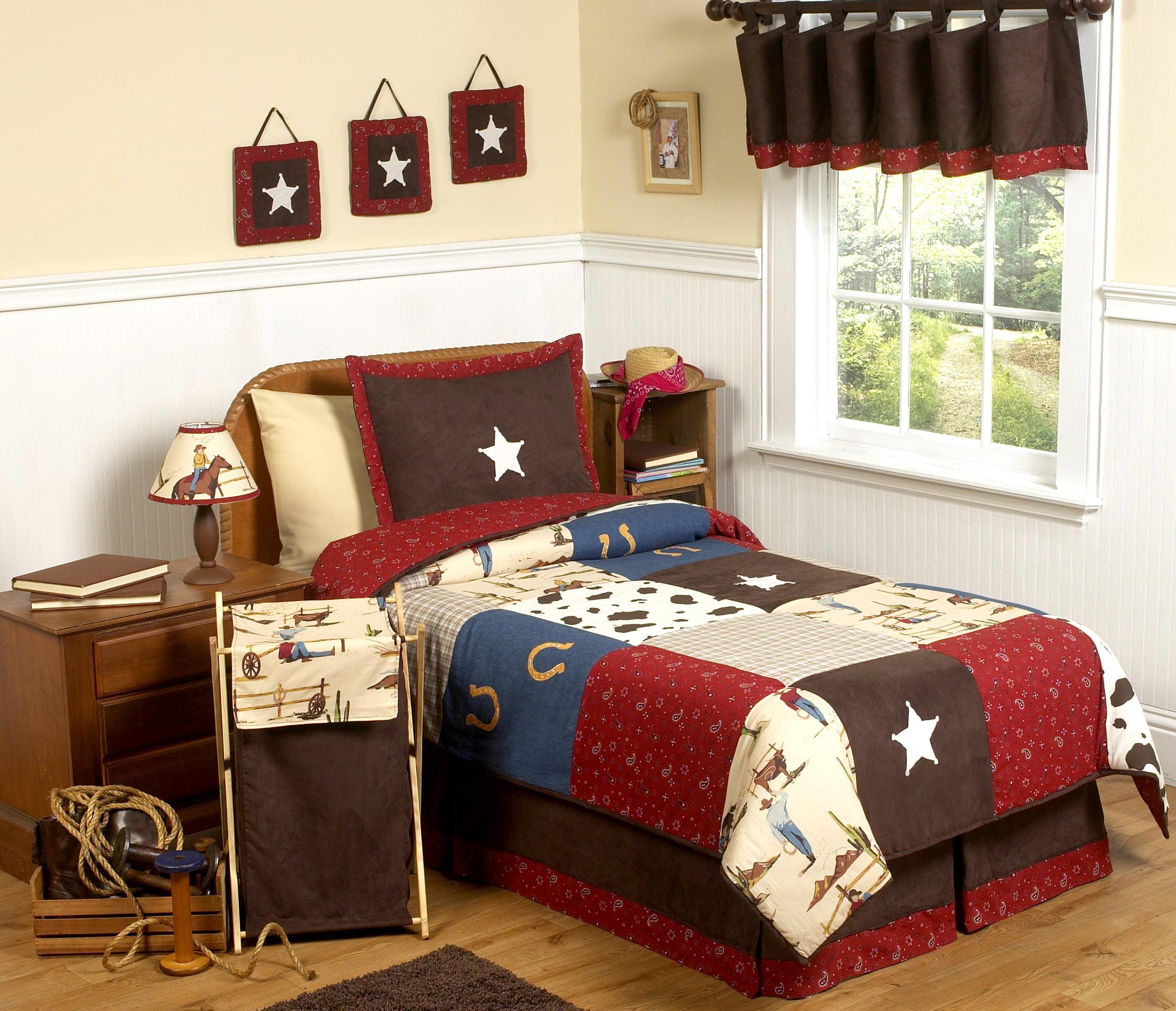 Cowboy Twin Bed Comforter Bedding Set by Sweet Jojo s