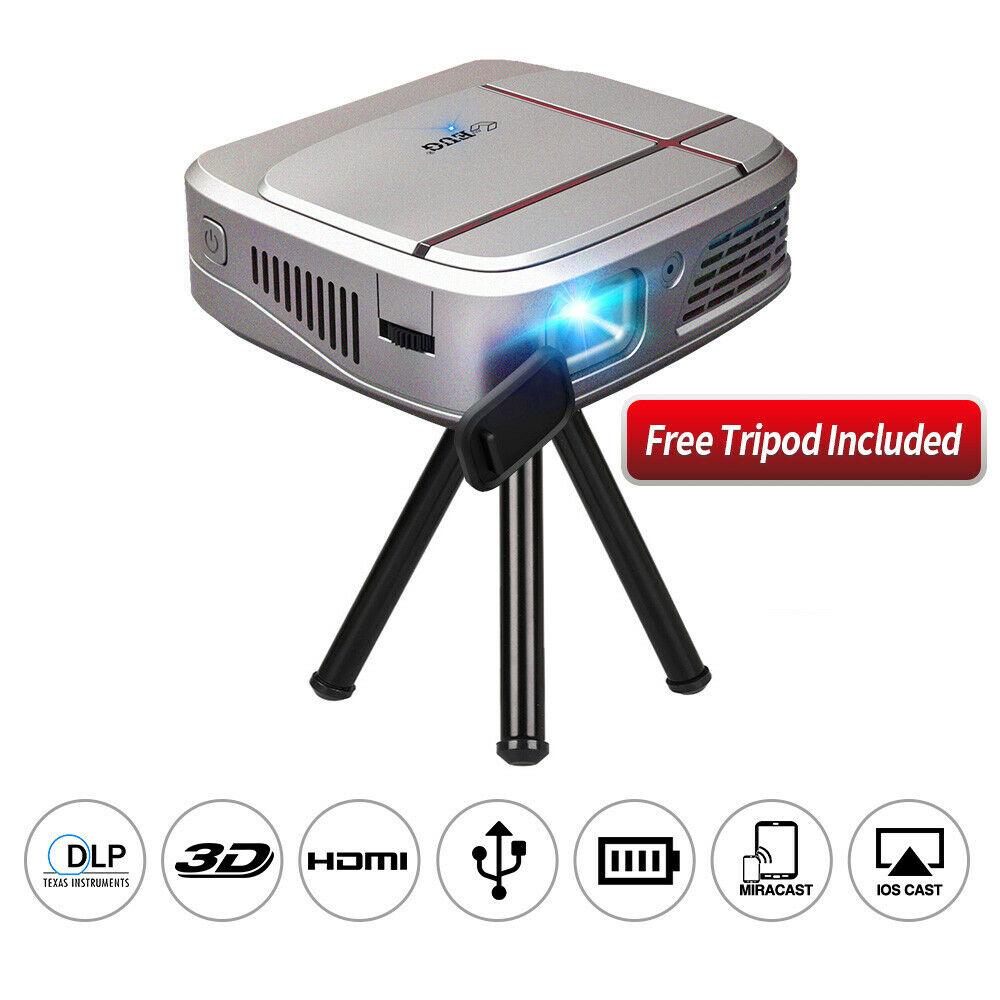 3300lms wifi dlp pico 3d projector 1080p home cinema trip movie game tv gift us