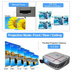 3300lms wifi dlp pico 3d projector 1080p home cinema trip movie game tv gift us