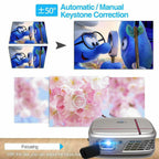 3300lms wifi dlp pico 3d projector 1080p home cinema trip movie game tv gift us