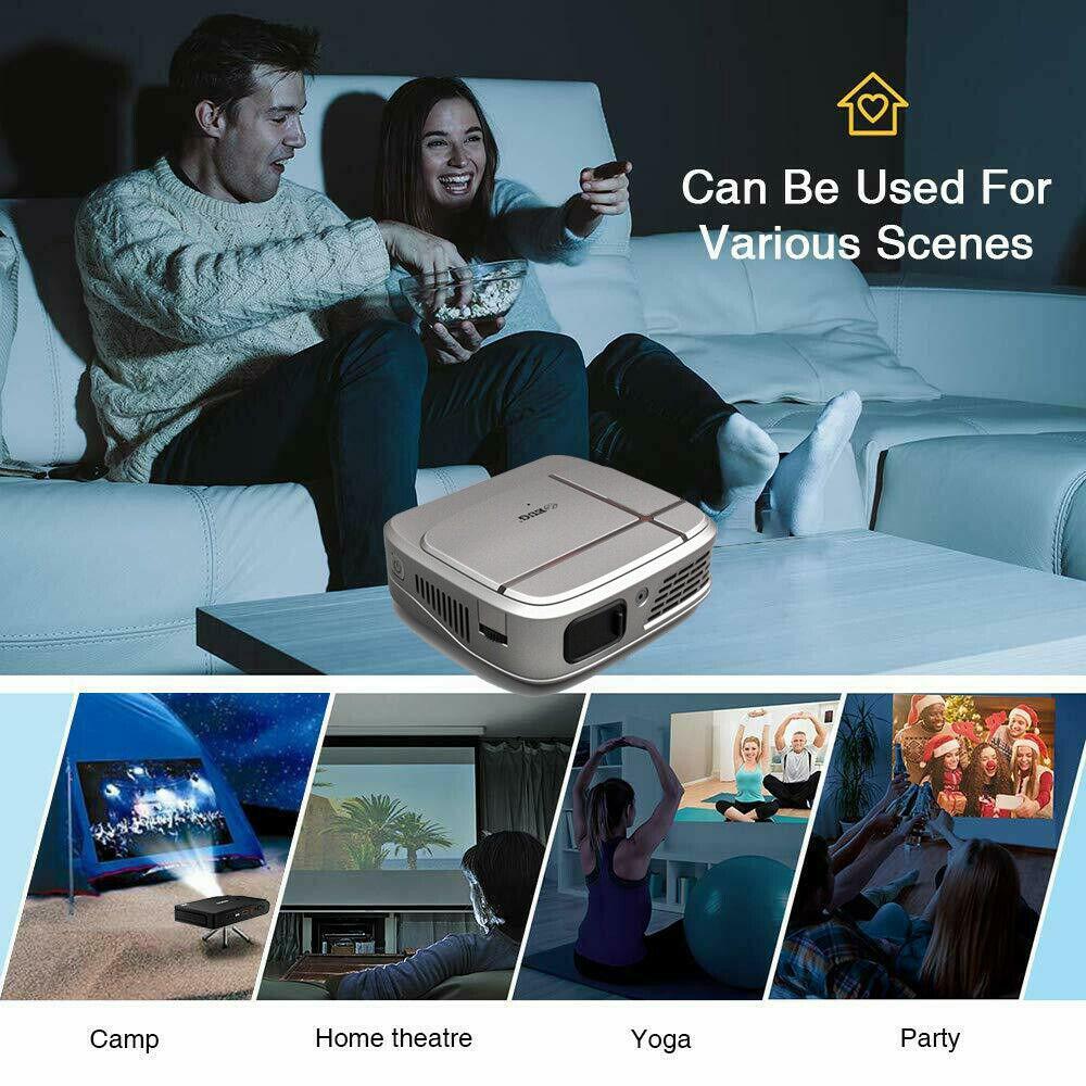3300lms wifi dlp pico 3d projector 1080p home cinema trip movie game tv gift us