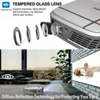 3300lms wifi dlp pico 3d projector 1080p home cinema trip movie game tv gift us