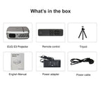 3300lms wifi dlp pico 3d projector 1080p home cinema trip movie game tv gift us
