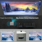 3300lms wifi dlp pico 3d projector 1080p home cinema trip movie game tv gift us